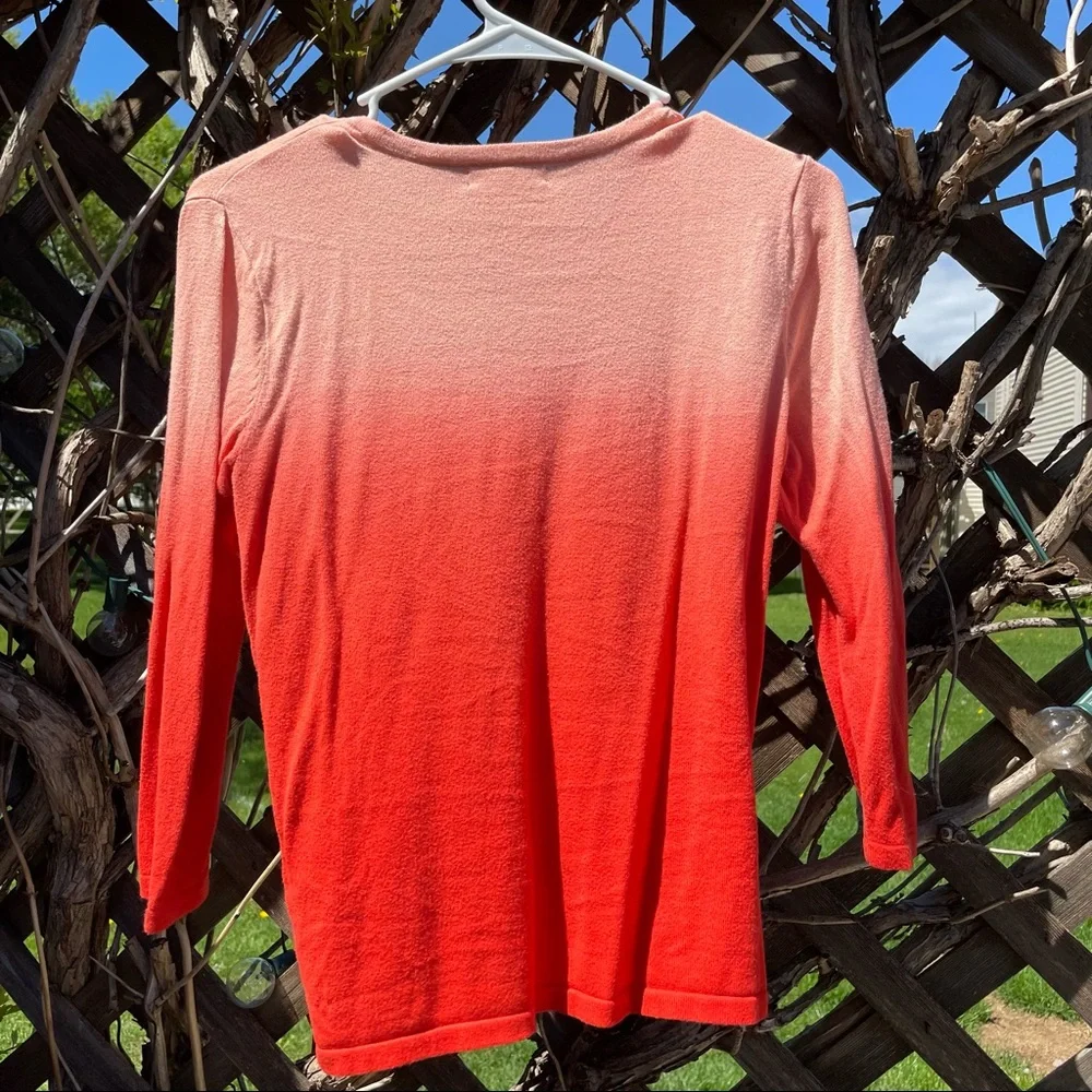 New York & Company Ombré Button Down - Picture 3 of 5